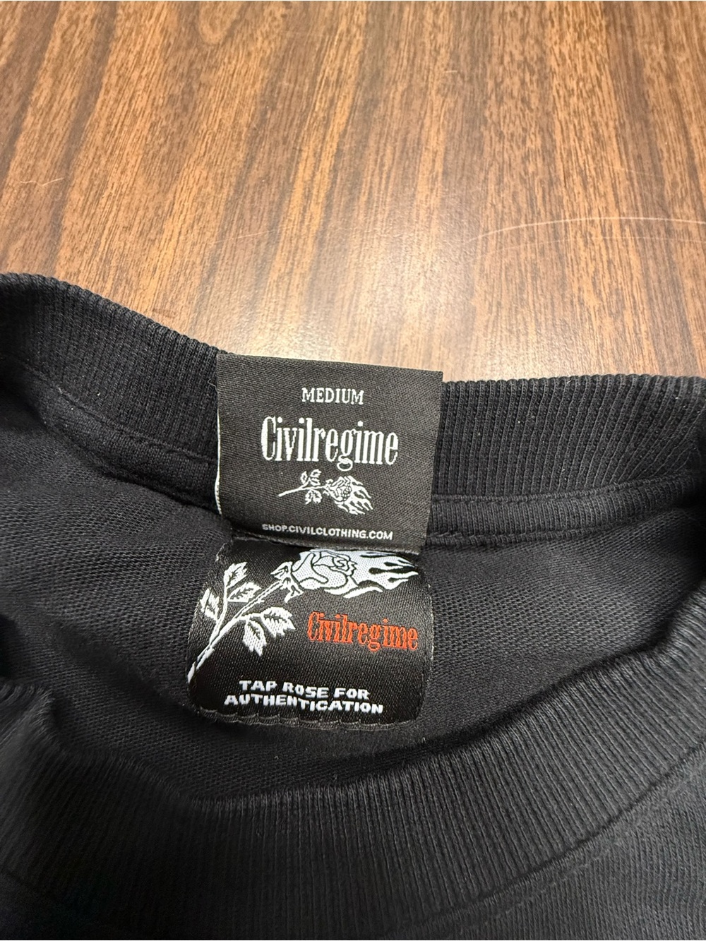 Civil Regime Death Note Black Graphic Anime Tee with Blue Accent NWT Oversized M - Picture 4 of 10